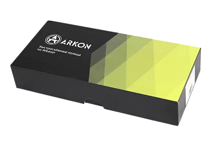 Кольца ARKON 34 мм быстросъемные на weaver, средние