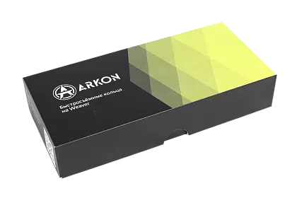 Кольца ARKON 34 мм быстросъемные на weaver, низкие